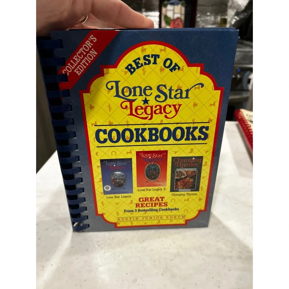 Best of Lone Star Legacy Cookbooks Austin Junior Forum Texas Spiral Bound LSL123